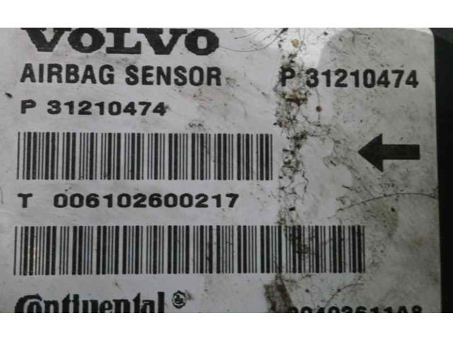 Блок подушек безопасности 31210474, 00403611A8   Volvo S80