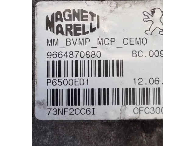 Блок управления коробкой передач 9664870880, 73NF2CC6I Citroen C4 Grand Picasso