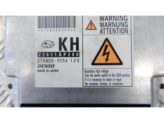 Блок управления двигателя 22611AP200, 22611AP200 Subaru Forester SH