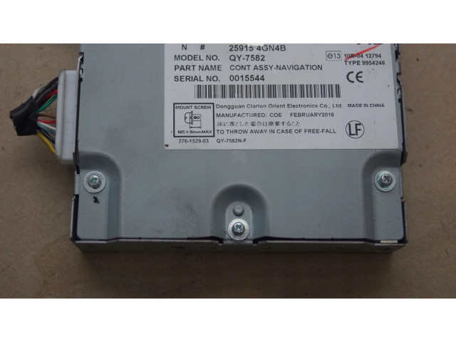 Радио/ проигрыватель CD/DVD / навигация 259154GN4B Infiniti Q60