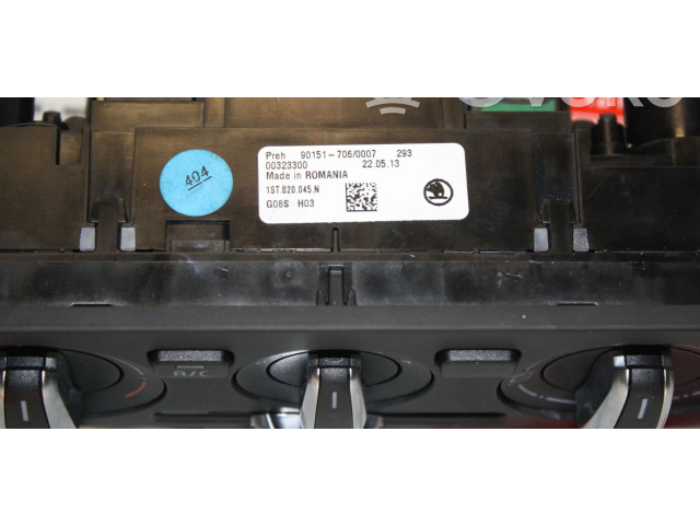 Блок управления климат-контролем 1ST820045N Skoda Citigo
