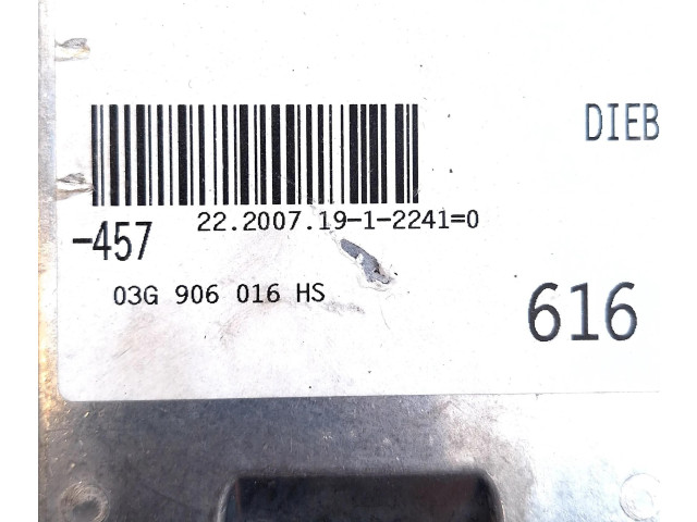 Комплект блоков управления 03G906016HS, 0281012557 Audi A6 S6 C6 4F