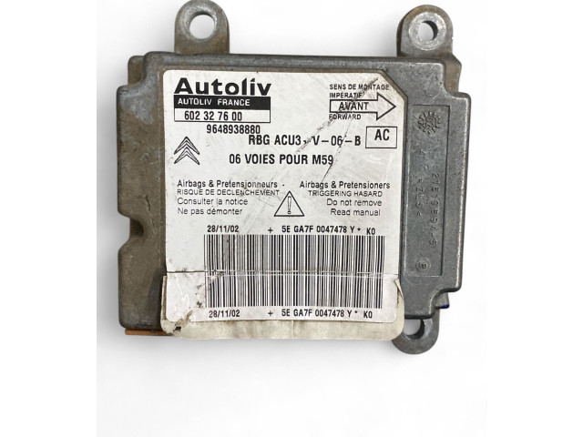 Блок подушек безопасности 216196945 Citroen Xsara Picasso