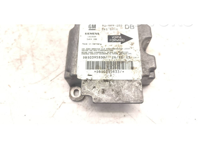 Блок подушек безопасности 90569350, 1923594   Opel Vectra B