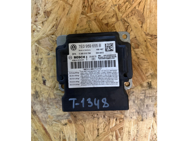 Блок подушек безопасности 7E0959655B, 0285010798 Volkswagen Caddy