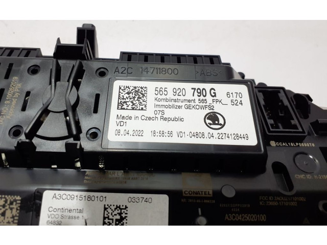 Панель приборов 565920790G   Skoda Kodiaq       