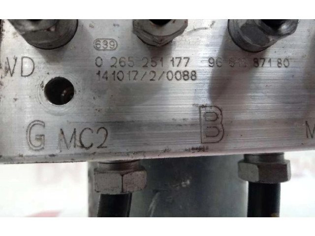 Блок АБС 0265251177   Peugeot  Expert  2007 - 2016 года