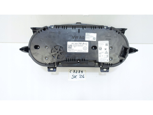 Přístrojová deska Volkswagen Caddy 2023 2K7920741A, 1636KM