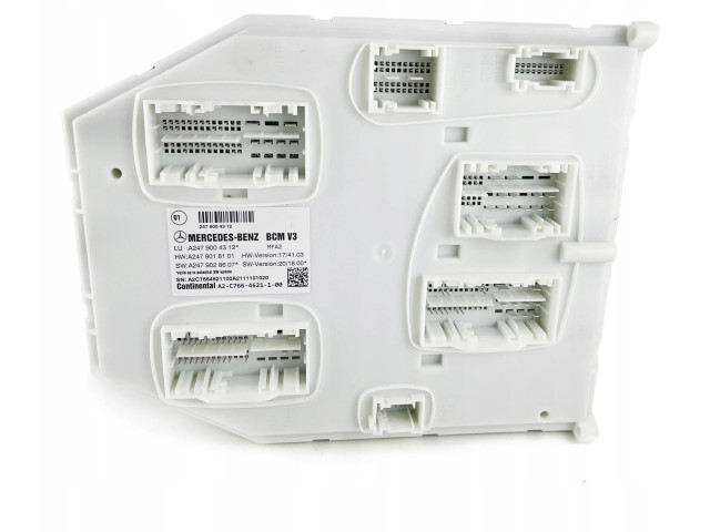 Pojistková skříňka Řídící jednotka BSM A2479004312 Mercedes-Benz CLA C118 X118 2019