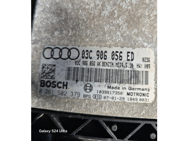Блок управления двигателя 03C906056ED, 03C906056AK Audi A3 S3 A3 Sportback 8P