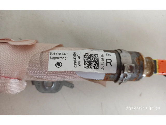 Боковая подушка безопасности 5L6880742 Skoda Yeti (5L)