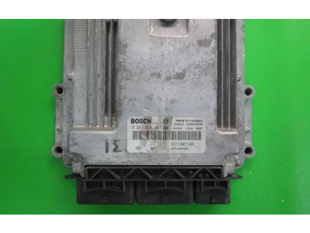 Блок управления двигателем Блок управления 237100832R, 0281016807   Renault Trafic II (X83)