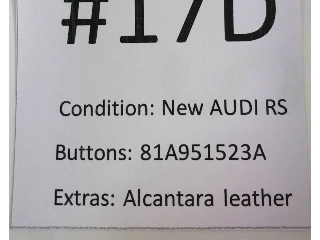 Volant Audi RS3 2019 81A951523A