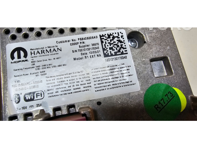 Блок управления P68426026AD Jeep Grand Cherokee WL