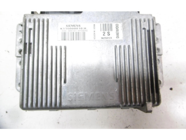 Блок управления двигателем Блок управления 96259124, 96259124   Chevrolet Matiz