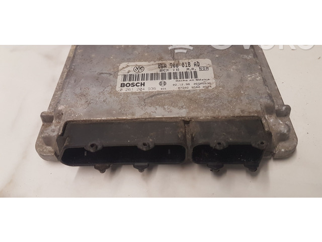 Блок управления двигателя 06A906018AD, 0261204936 Volkswagen New Beetle