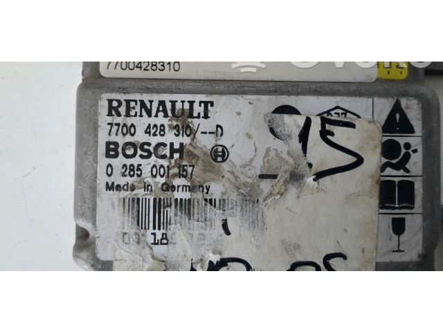 Блок подушек безопасности 7700428310, 0285001157 Renault Clio II