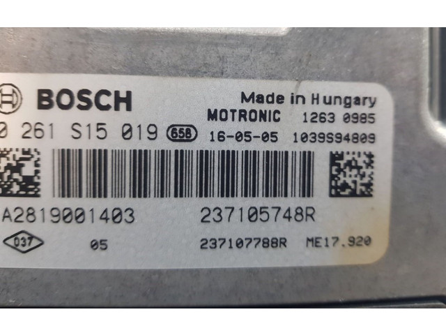 Блок управления двигателя Renault Twingo III