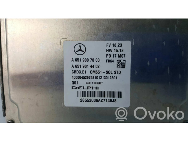 Řídící jednotka A6519005103, A6519007003 Mercedes-Benz CLA C117 X117 W117 2017