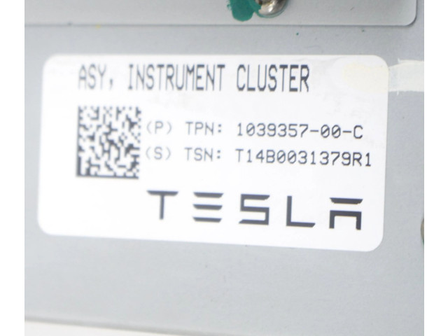 Přístrojová deska Tesla Model S 2015 103935700C