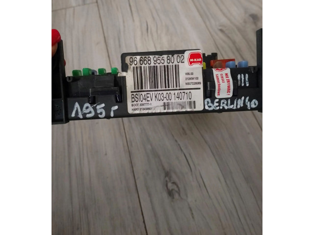 Блок комфорта 96668558002 Citroen Berlingo