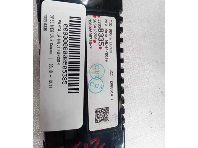 Дисплей 13338335, 13338335 Opel Meriva B
