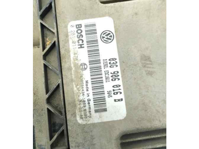 Блок управления климат-контролем 03G906016B   Volkswagen Passat Alltrack