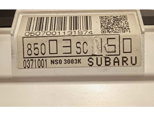Панель приборов 85003SC150, 85022SC370   Subaru Forester SH       