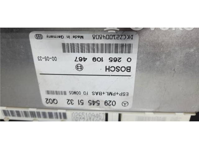 Блок управления АБС 0295455132, 0265109467   Mercedes-Benz E W210