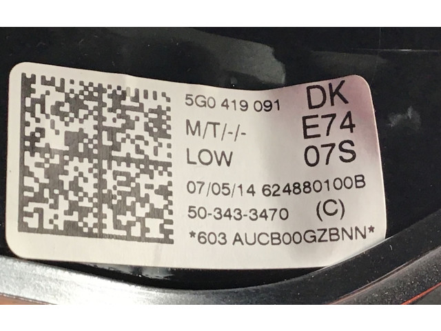 Руль Volkswagen Golf Plus 2005 - 2013 года 5G0419091GC