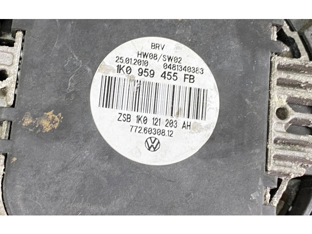 Вентилятор радиатора 1K0121205AG, 1K0959455FB Audi A3 S3 A3 Sportback 8P