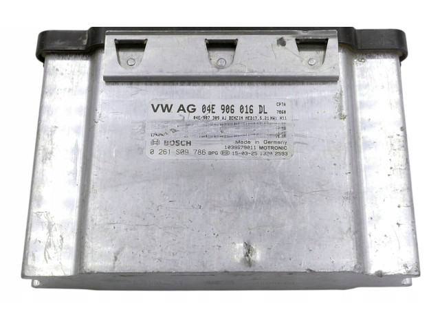 Блок управления двигателя 04E906016DL, 0261S09786   Seat Ibiza III (6L)