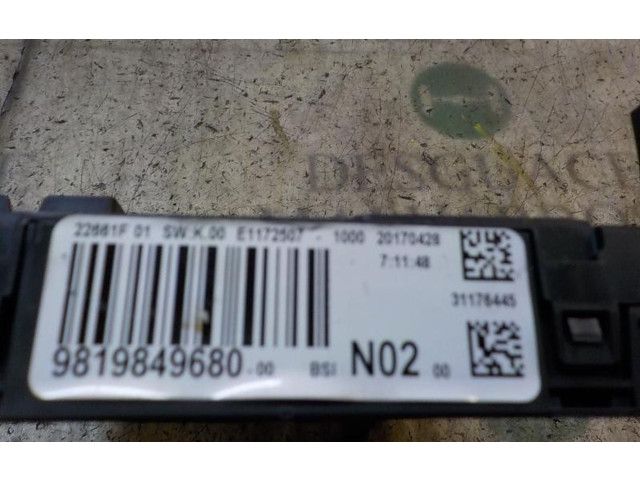 Модуль управления BSM 1611427280, 9819849680   Citroen C-Elysée    