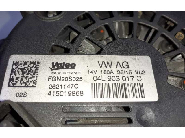 Генератор 04L903017C, FGN20S025 Audi A6 C7