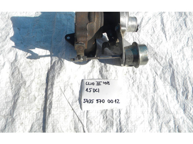 Turbodmychadlo Турбина 54359700012   Renault Clio III   D/K9K T7