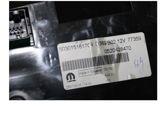 Přístrojová deska Fiat Doblo 2010