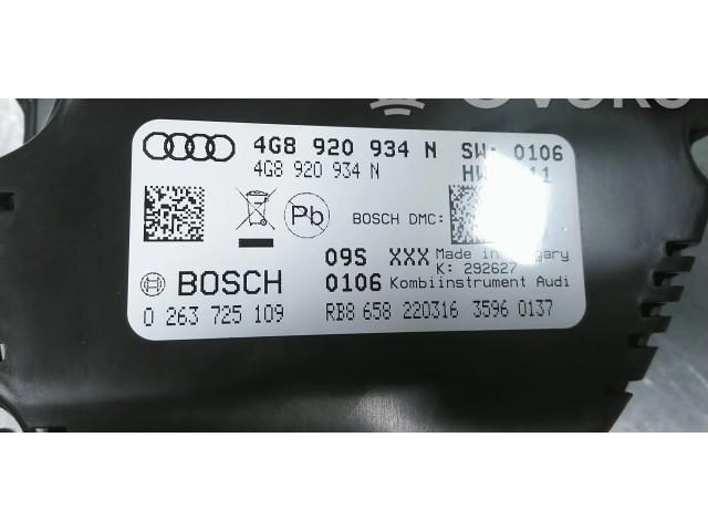 Панель приборов 4G8920934N Audi A7 S7 4G