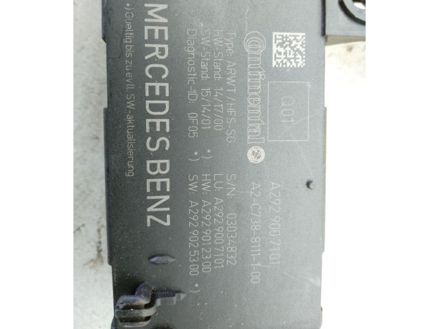 Блок управления A2929007101   Mercedes-Benz GLE (W166 - C292)