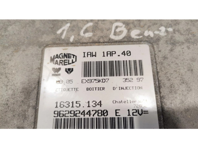 Řídící jednotka 9629244780, 16315134 Citroen Berlingo 2001