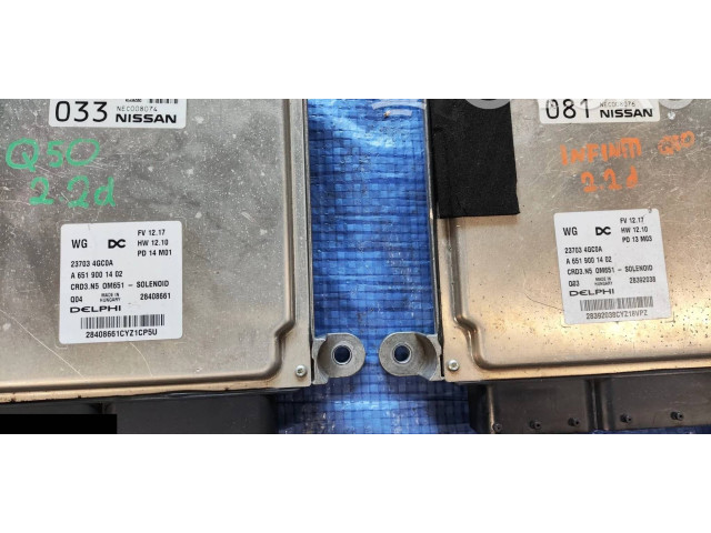 Блок управления двигателя A6519001402, 23703-4GC0A Infiniti Q50