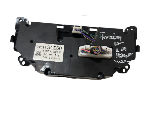 Блок управления климат-контролем 72311SC060, T1007170D   Subaru Forester SH