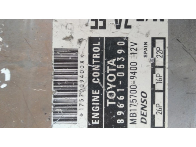 Řídící jednotka 8966105390, MB1757009400 Toyota Avensis T220 1998