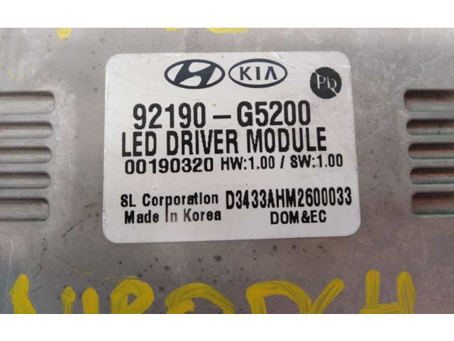Блок управления Xenon 92190G5200, 00190320   KIA Niro