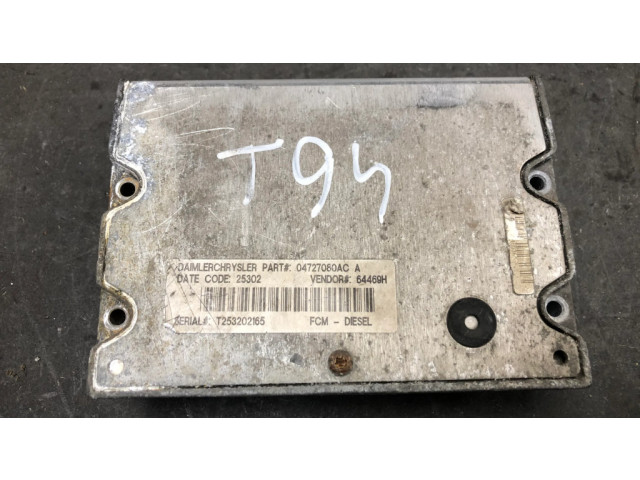 Pojistková skříňka 04727080AC, 64469H Chrysler Voyager 2002