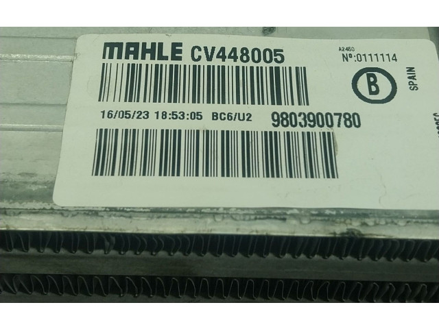 Интеркулер 9803900780, 9803900780 Citroen C3 Aircross