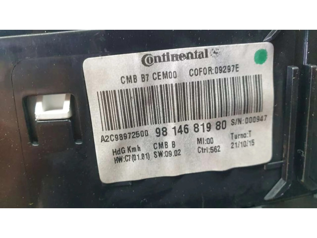 Панель приборов 9814681980, A2C98972500   Citroen DS4       