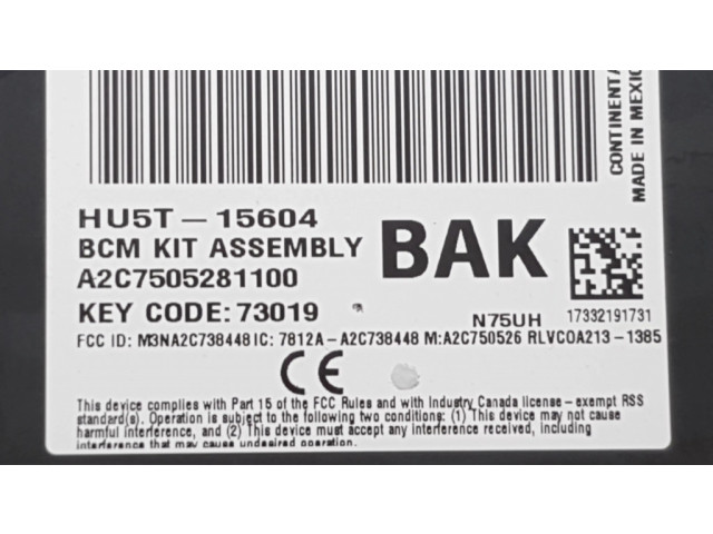 Pojistková skříňka Řídící jednotka BSM HU5T15604, HU5T15604BAK Ford Edge II 2018