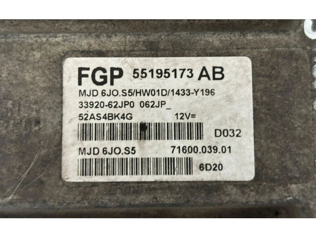 Řídící jednotka 55195173, 199A3000 Lancia Musa 2004