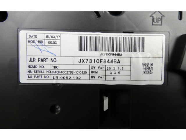 Панель приборов JX7310F844BA, LR0052102 Jaguar XE