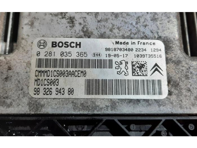 Řídící jednotka Peugeot 308 2019